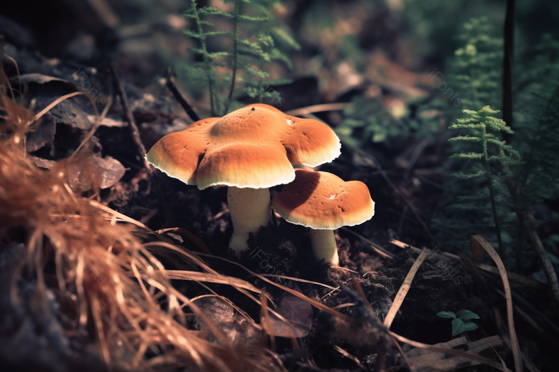 蘑菇户外深林地上自然植物,高清,摄影图,摄影图片,图片大全,摄影图免费下载